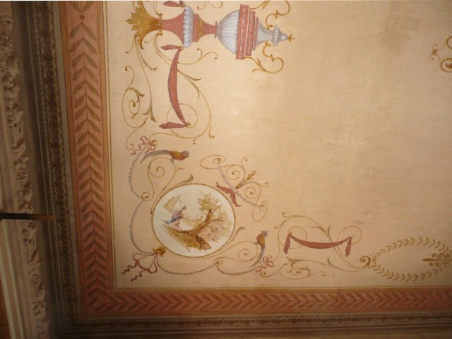 plafond décor restauré peintre décorateur