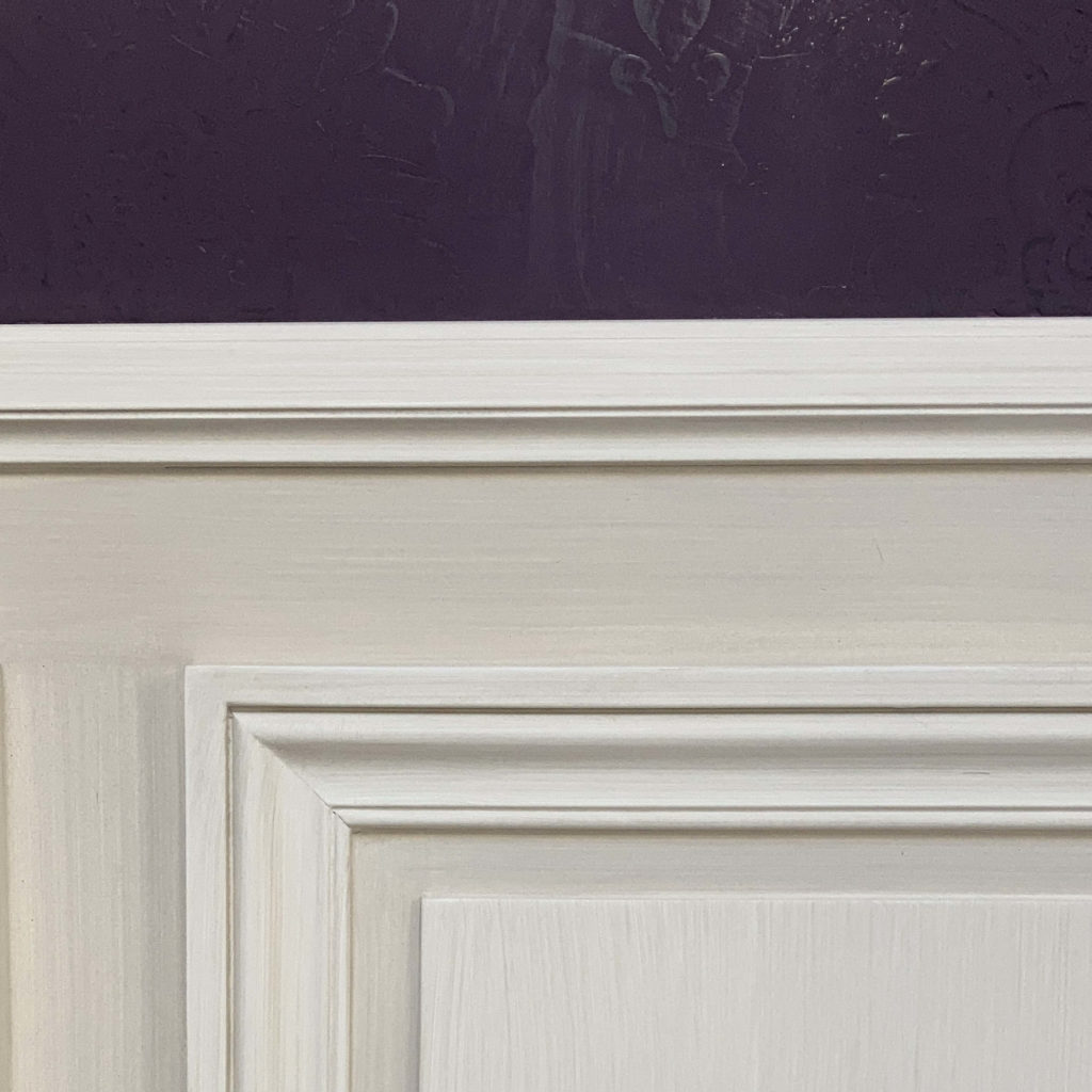 décor de stuc relief et patine