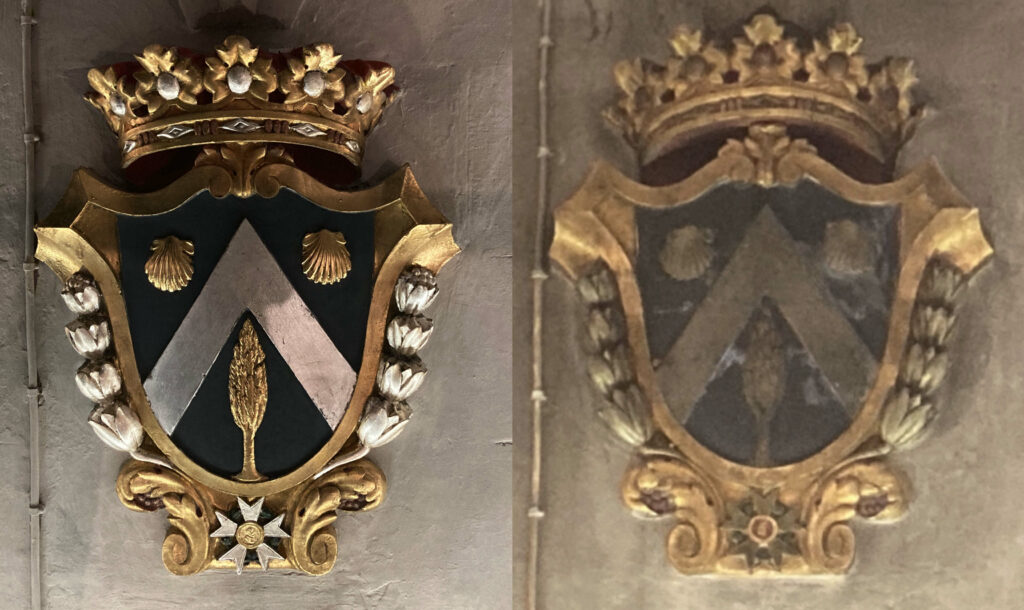 blason feuille d'or