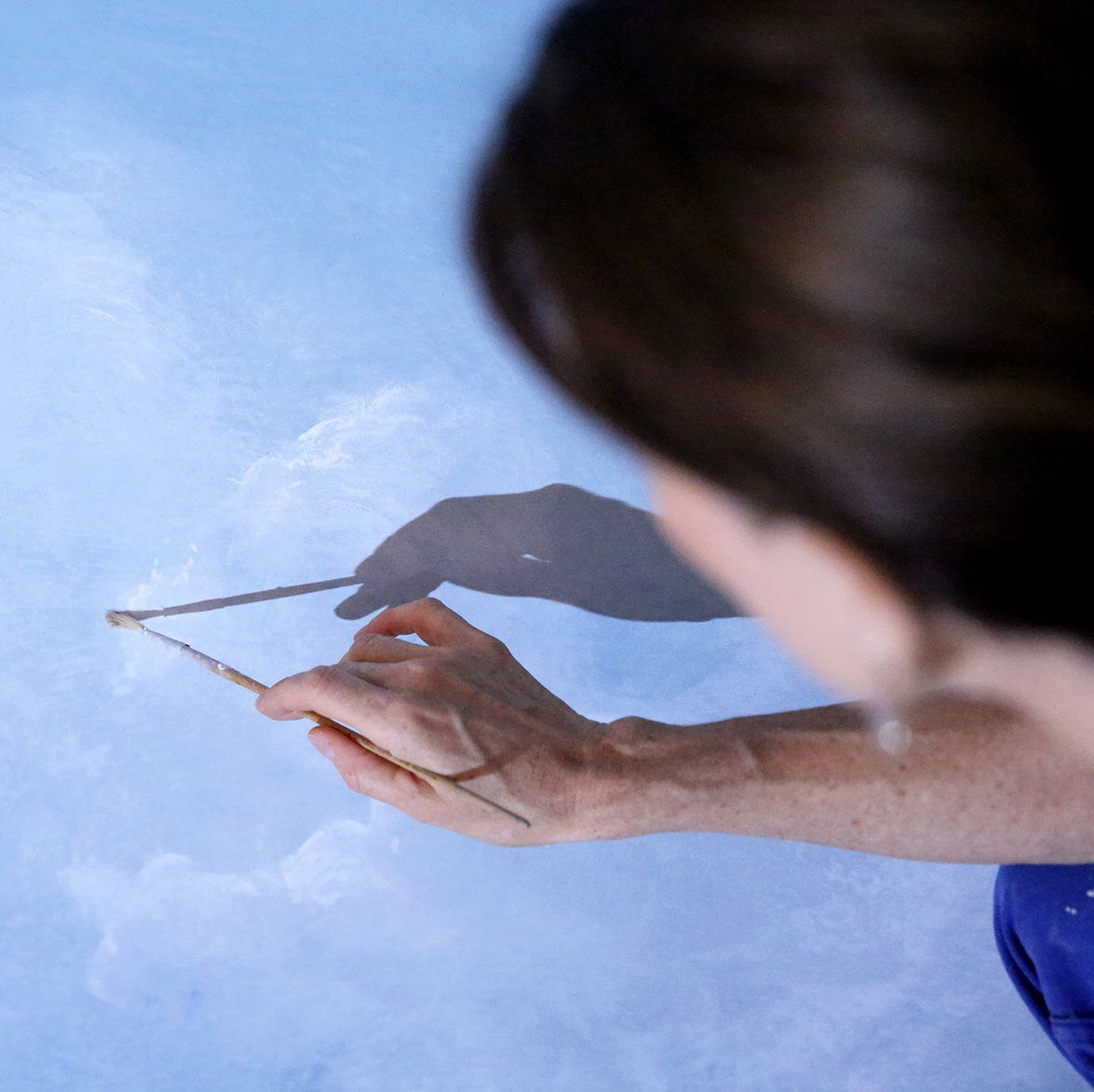 faux ciel en atelier