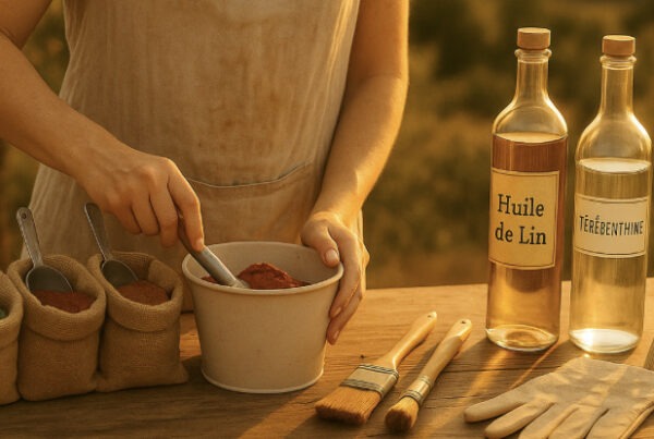 peinture à l'huile maison