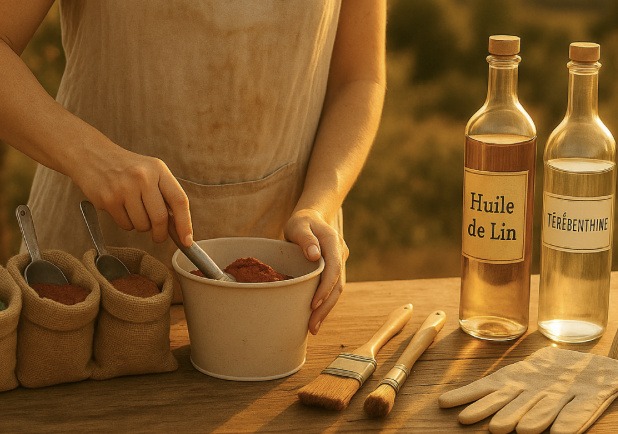 peinture à l'huile maison