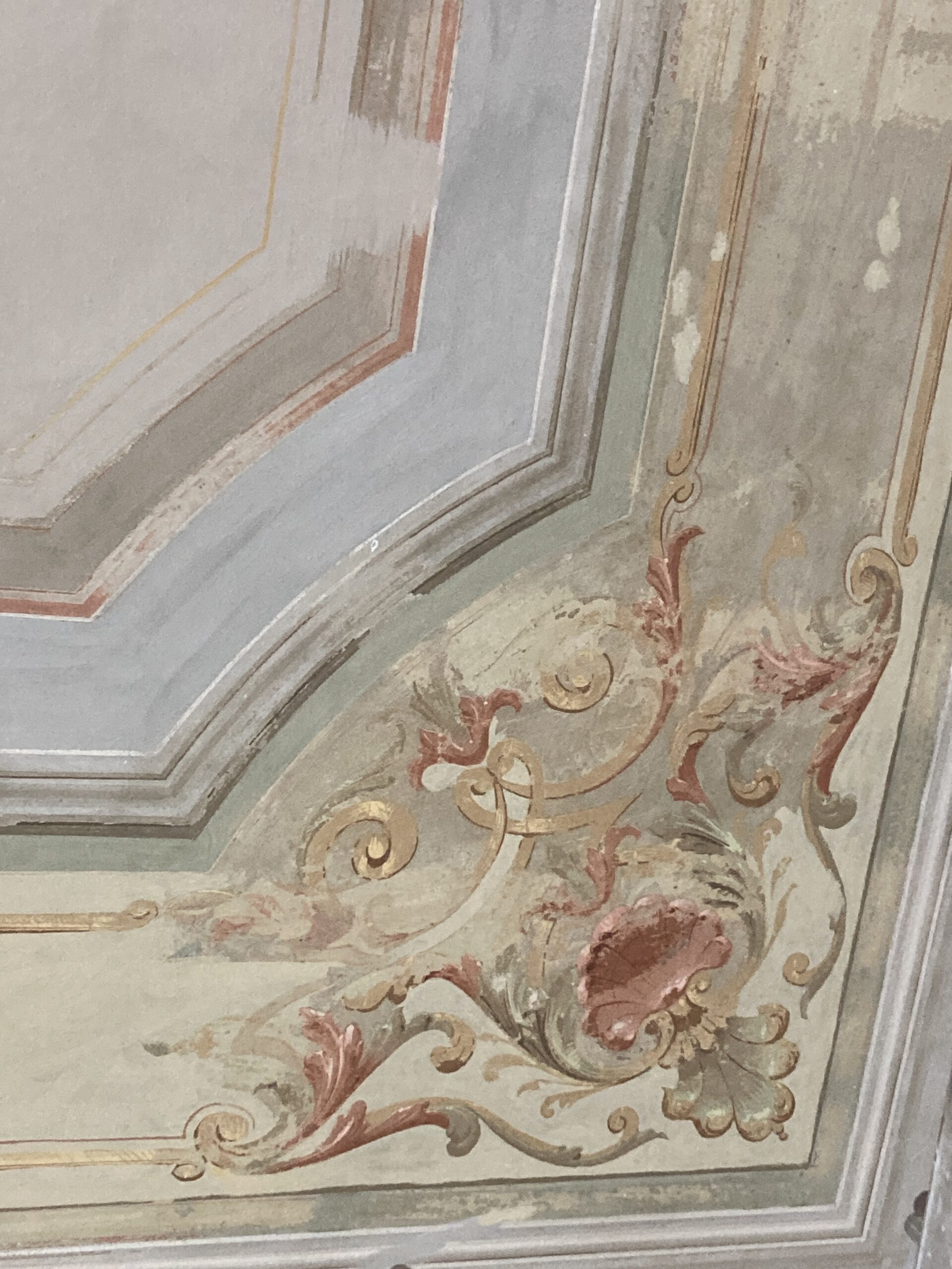 plafond peint peintre décorateur hyères