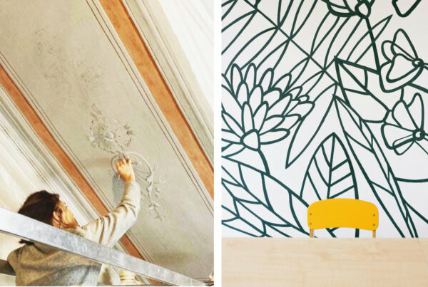 décor peint illustration murale