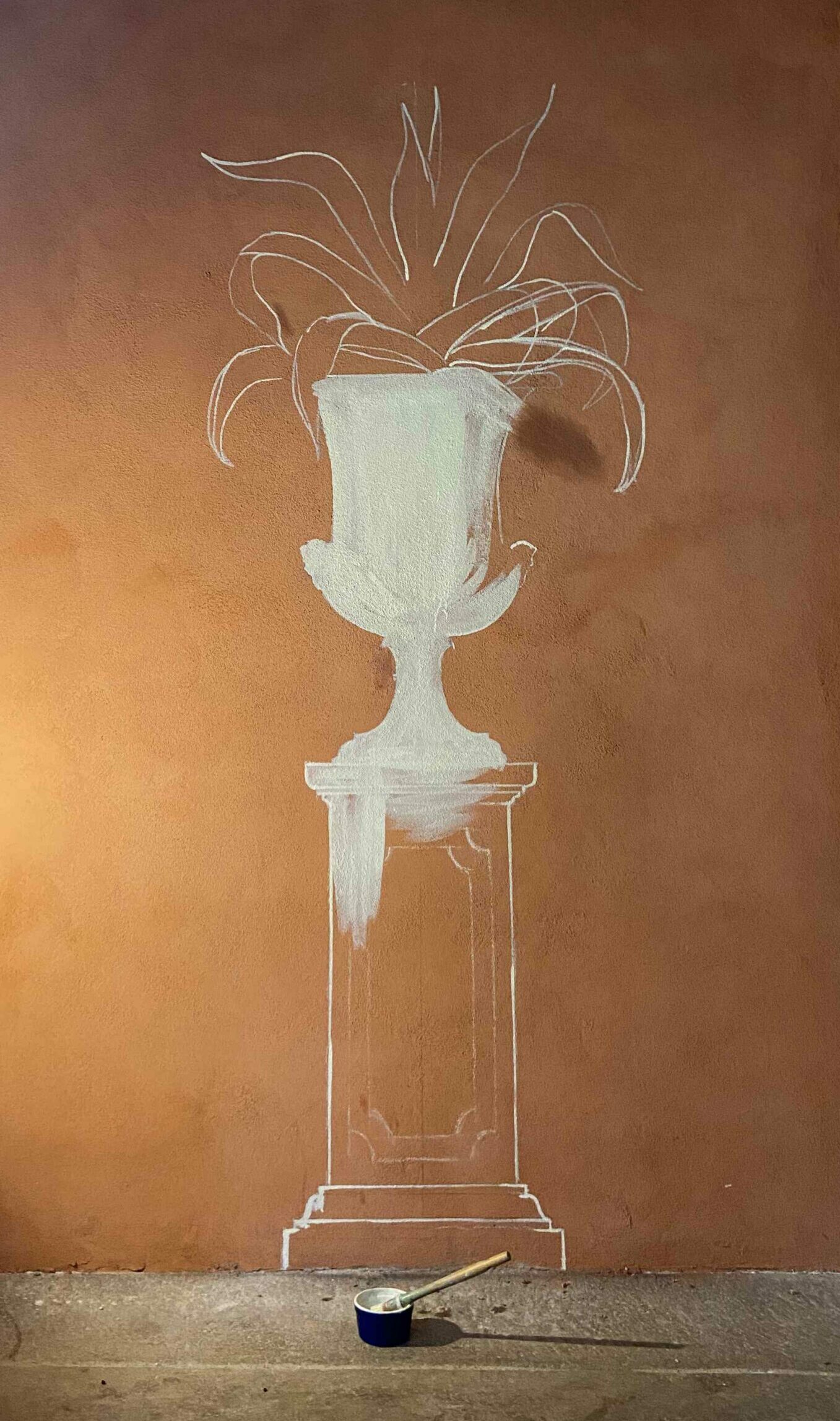 premières étapes décor peint