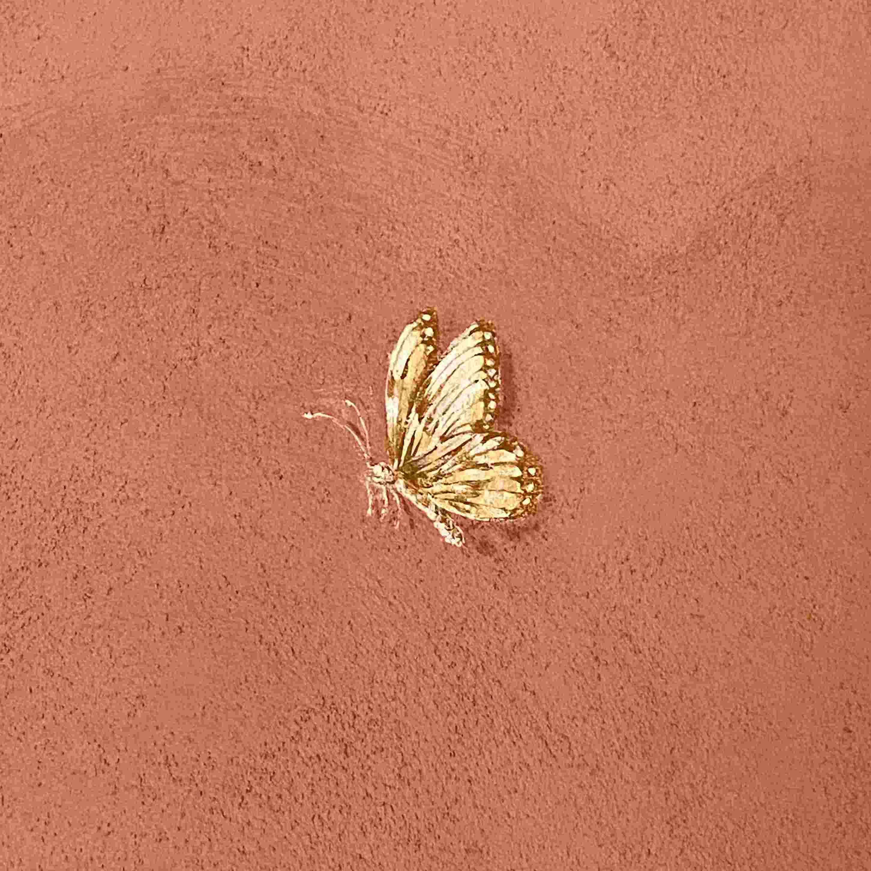 papillon peint à la main