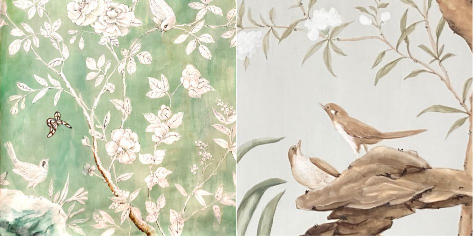 chinoiseries sur papier